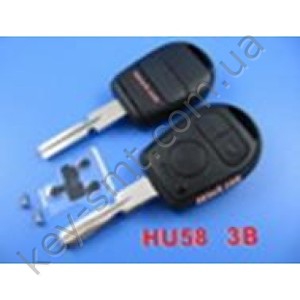 BMW Контейнер HU58 /Silca/_BM-5P /JMA/Под чип (лого,с 3 кнопками)(M072) BMW