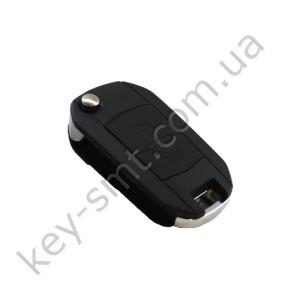 Корпус выкидного ключа Opel 2 кнопки, лезвие HU100, под переделку, тип 1 /D