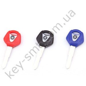 Корпус ключа с местом под чип Yamaha MT-01, MT-03, MT-07 и другие, лезвие YH35R , чёрный /D