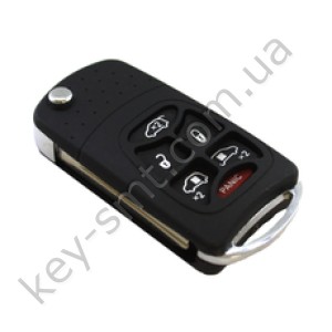 Корпус выкидного ключа Chrysler 5+1 кнопки, лезвие СY22, под переделку /D
