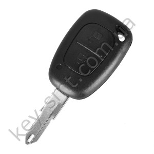 Корпус ключа Nissan Primastar, Interstar и другие, 2 кнопки, лезвие NE72 /D