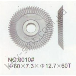 (Ф60х7.3хФ12.7х60Т) HSS (40 град) (60 зуб) Фреза угловая (Raise)