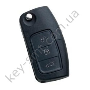 HU101R10/Silca-ключ с платой и чипом/FORD ID6F-63 433 Mhz 3 кнопки (Advanced Diagnostics)