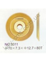 (Ф70х7.3хФ12.7х80Т) (40 град) HSS (100 зуб)Cупер качество! Зубья не ломаются! Фреза угловая с титановым покрытием(Raise)