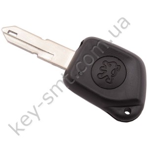 Корпус ключа Peugeot 206, 1 кнопка, лезвие NE72 /D