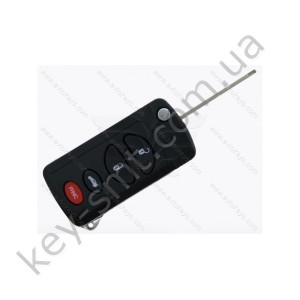 Корпус выкидного ключа Chrysler, 3+1 кнопки, лезвие CY24, под переделку /D