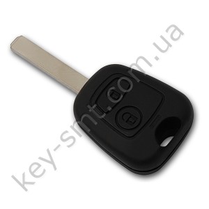 Корпус ключа Peugeot 107, Ranch, Partner, 2 кнопки, лезвие VA2 /D