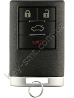 Корпус смарт ключа Cadillac XLR, CTS, DTS, STS, XTS, ATS, 3+1 кнопки /D