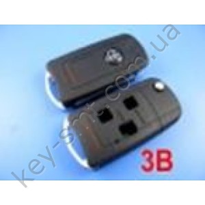TOYOTA Корпус выкидного ключа с 3 кнопками (M219)