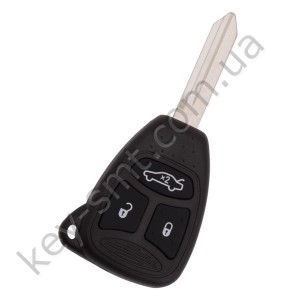 Корпус ключа Chrysler 3 кнопки тип 1, лезвие СY22 /D