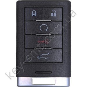 Корпус смарт ключа Cadillac XTS, ATS, CTS, STS, 4+1 кнопки /D