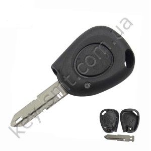 Корпус ключа с местом под чип Nissan Primastar, Nissan Interstar и другие, лезвие NE73 /D