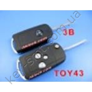 TOYOTA Корпус выкидного ключа с 3 кнопками (M221)