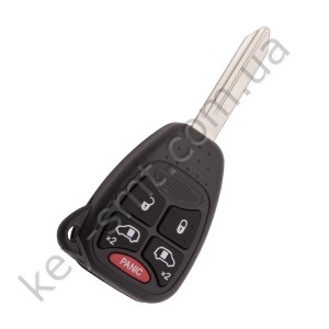 Корпус ключа Chrysler 4+1 кнопки, лезвие СY22 /D
