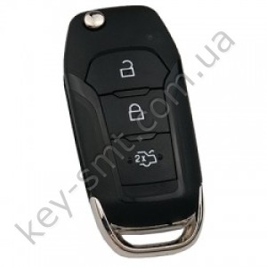 Корпус выкидного ключа Ford Ranger, Mondeo, 3 кнопки, лезвие HU101 /D