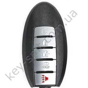 Корпус смарт ключа Nissan Rogue, Maxima, Pathfinder и другие, 4+1 кнопки /D