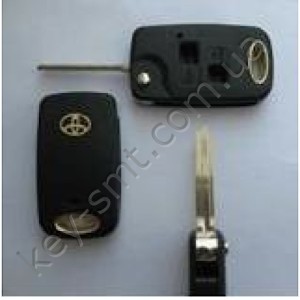 TOYOTA Корпус выкидного ключа с лезвием TOY43T с 2 кнопками.(MB225)(77317)I