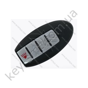 Корпус смарт ключа Nissan Sentra, Versa и другие, 3+1 кнопки, тип 2, без лого /D