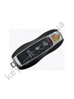 Корпус смарт ключа Porsche Cayenne, Panamera, Macan, 3 кнопки /D
