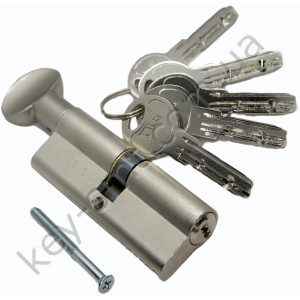 Цилиндр KALE 164 SM/70 (35x35) НИКЕЛЬ с вертушкой