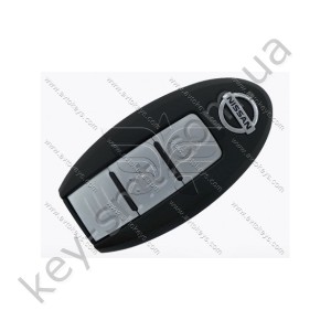 Корпус смарт ключа Nissan Tiida, Qashqai, Leaf и другие, 2 кнопки /D