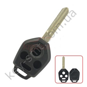 Корпус ключа Subaru Legacy, Outback, Tribeca, 3+1 кнопка, лезвие NSN19 /D