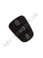 Hyundai, Kia кнопки (резиновые) для выкидного ключа, 3 кнопки, тип 2 /D