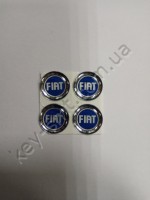 FIAT автозначек силиконовый светлый