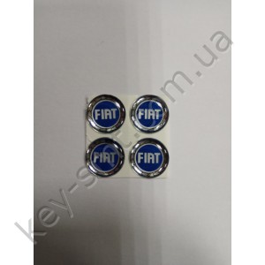 FIAT автозначек силиконовый светлый